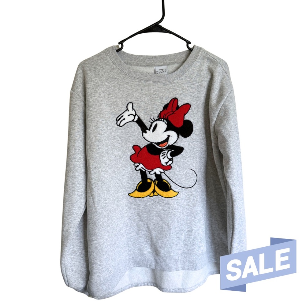 Minnie Mouse Embroidered SweatshirtSize L